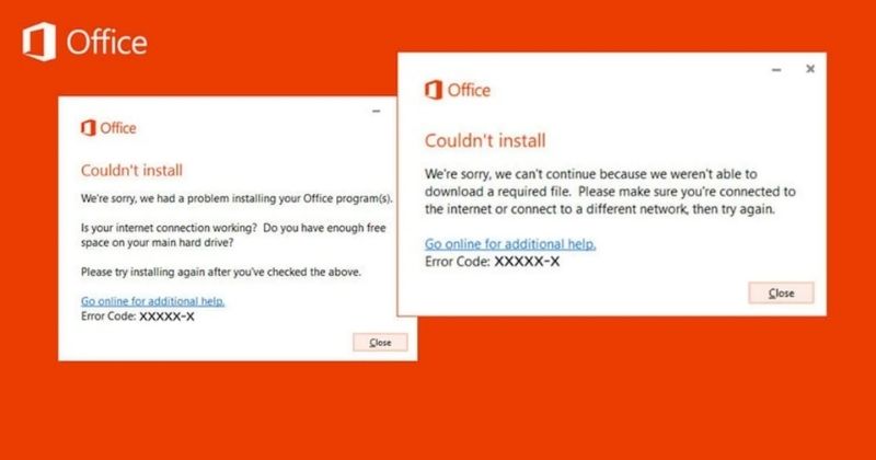 Các lỗi thường gặp khi cài Office 365 và cách sửa dứt điểm