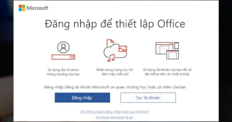 Hướng dẫn 3 bước cài đặt Office 365 cực nhanh