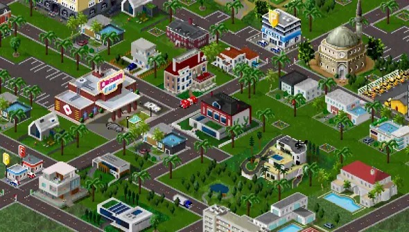 Các tính năng trong game Theotown